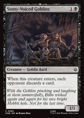 Stony-Voiced Goblins Stony-Voiced Goblins