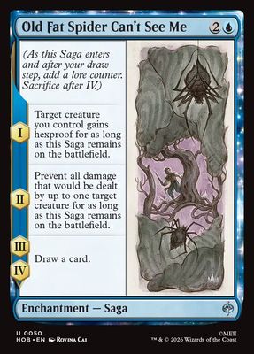 Old Fat Spider Can't See Me Old Fat Spider Can't See Me