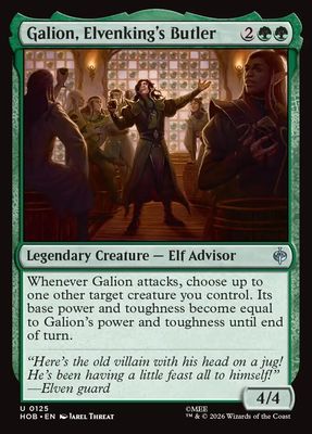 Galion, Elvenking's Butler Galion, Elvenking's Butler