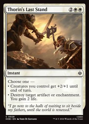 Thorin's Last Stand Thorin's Last Stand