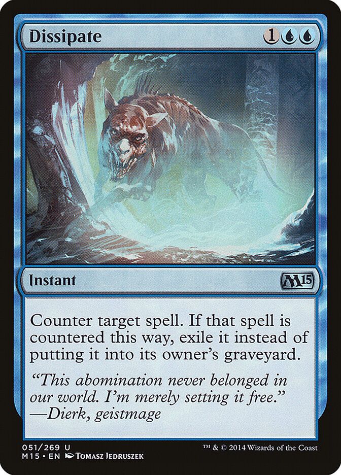 Dissipate Dissipate