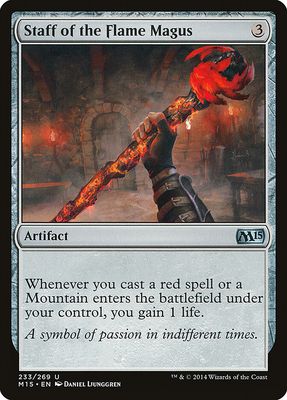 Staff of the Flame Magus Staff of the Flame Magus