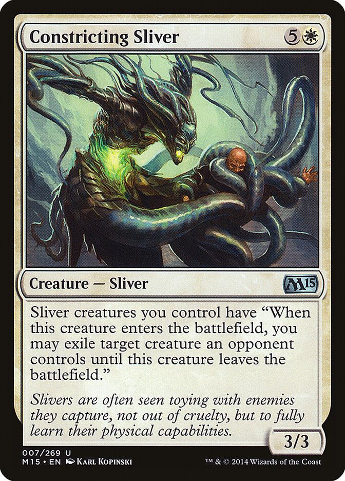 Constricting Sliver Constricting Sliver