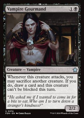Vampire Gourmand Vampire Gourmand