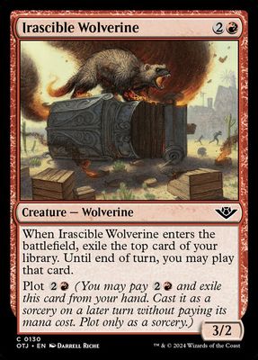 Irascible Wolverine Irascible Wolverine