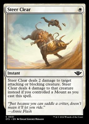 Steer Clear Steer Clear