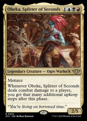 Obeka, Splitter of Seconds Obeka, Splitter of Seconds