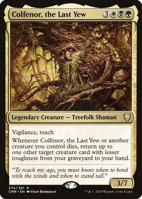 Colfenor, the Last Yew Colfenor, the Last Yew