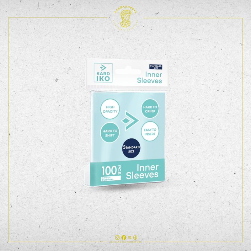 KARDIKO Inner Sleeves Clear