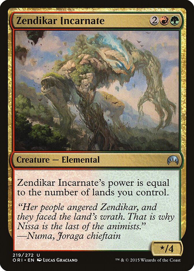 Zendikar Incarnate Zendikar Incarnate