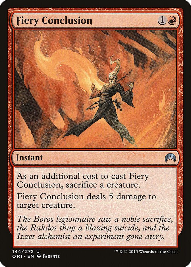 Fiery Conclusion Fiery Conclusion
