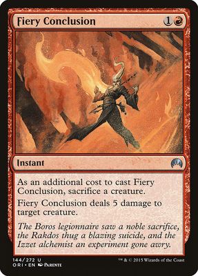 Fiery Conclusion Fiery Conclusion