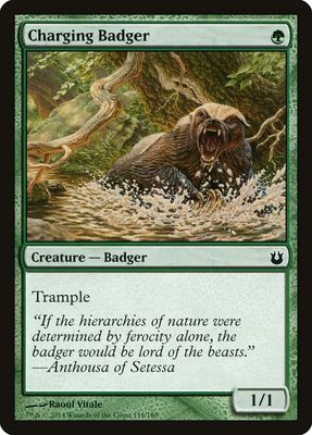 Charging Badger Charging Badger