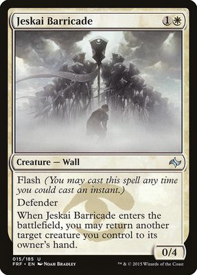 Jeskai Barricade Jeskai Barricade