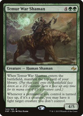 Temur War Shaman Temur War Shaman