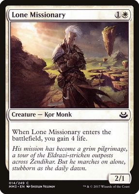 Lone Missionary Lone Missionary