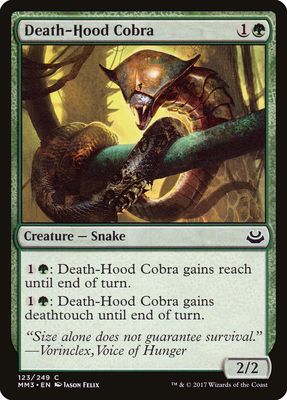 Death-Hood Cobra Death-Hood Cobra