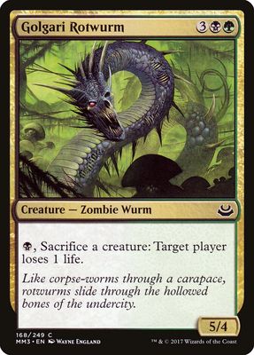 Golgari Rotwurm Golgari Rotwurm