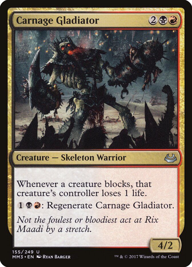 Carnage Gladiator Carnage Gladiator