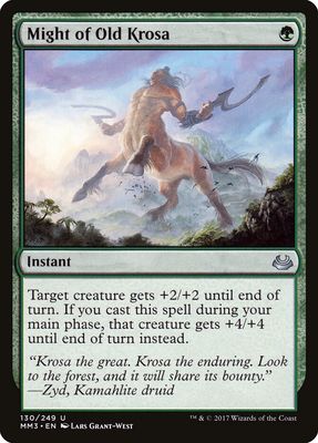 Might of Old Krosa Might of Old Krosa