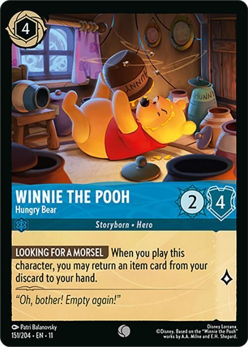 Winnie the Pooh - Hungry Bear Winnie the Pooh - Hungry Bear