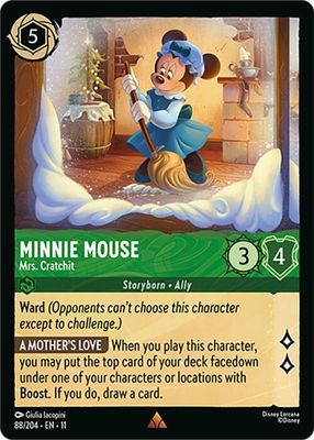 Minnie Mouse - Mrs. Cratchit