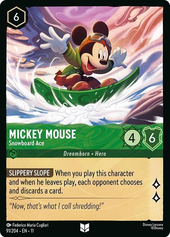 Mickey Mouse - Snowboard Ace Mickey Mouse - Snowboard Ace