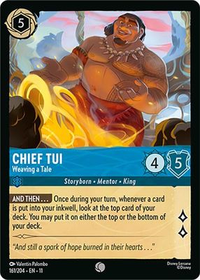 Chief Tui - Weaving a Tale Chief Tui - Weaving a Tale