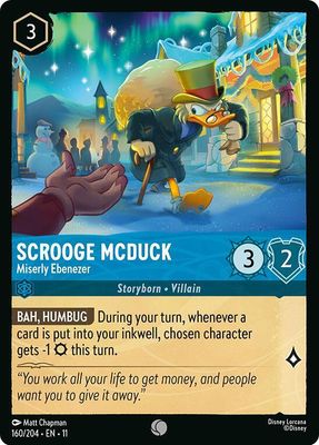 Scrooge McDuck - Miserly Ebenezer Scrooge McDuck - Miserly Ebenezer