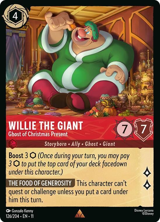 Willie the Giant - Ghost of Christmas Present Willie the Giant - Ghost of Christmas Present