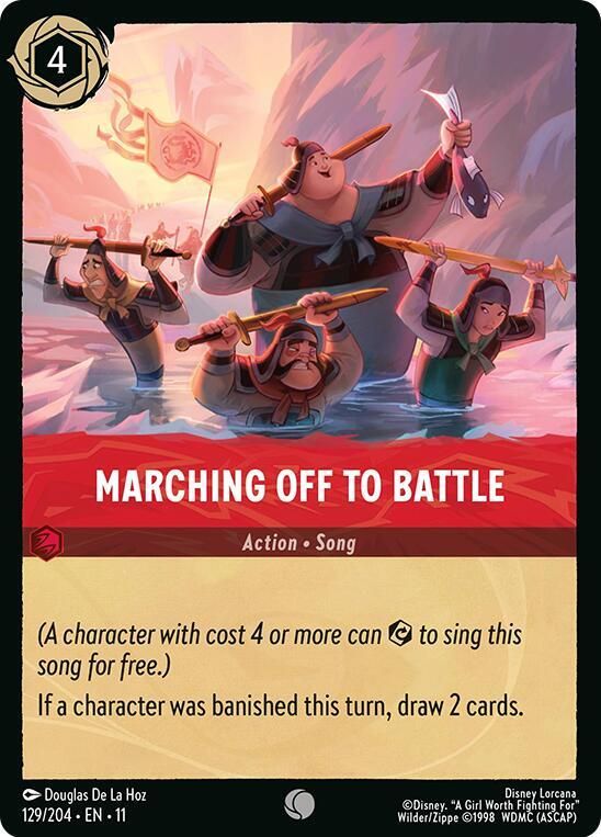 Marching Off to Battle Marching Off to Battle