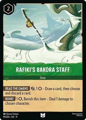 Rafiki's Bakora Staff Rafiki's Bakora Staff