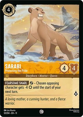 Sarabi - Protecting the Pride Sarabi - Protecting the Pride