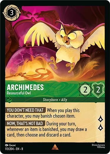 Archimedes - Resourceful Owl Archimedes - Resourceful Owl