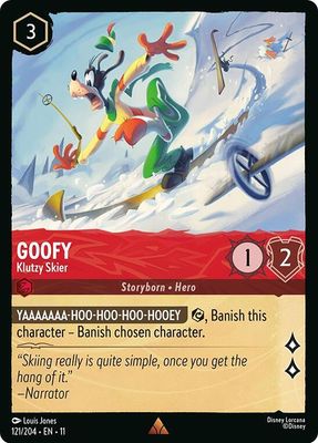 Goofy - Klutzy Skier Goofy - Klutzy Skier
