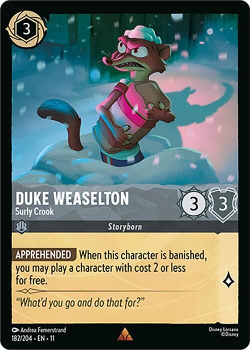 Duke Weaselton - Surly Crook Duke Weaselton - Surly Crook