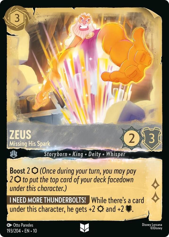 Zeus - Missing His Spark Zeus - Missing His Spark