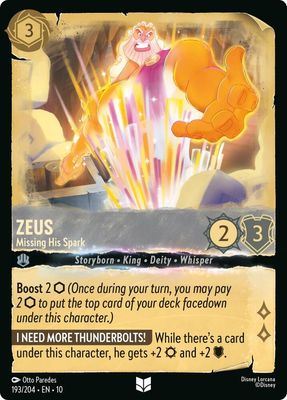 Zeus - Missing His Spark