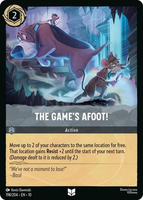 The Game's Afoot! The Game's Afoot!