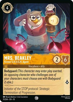 Mrs. Beakley - Former S.H.U.S.H. Agent Mrs. Beakley - Former S.H.U.S.H. Agent