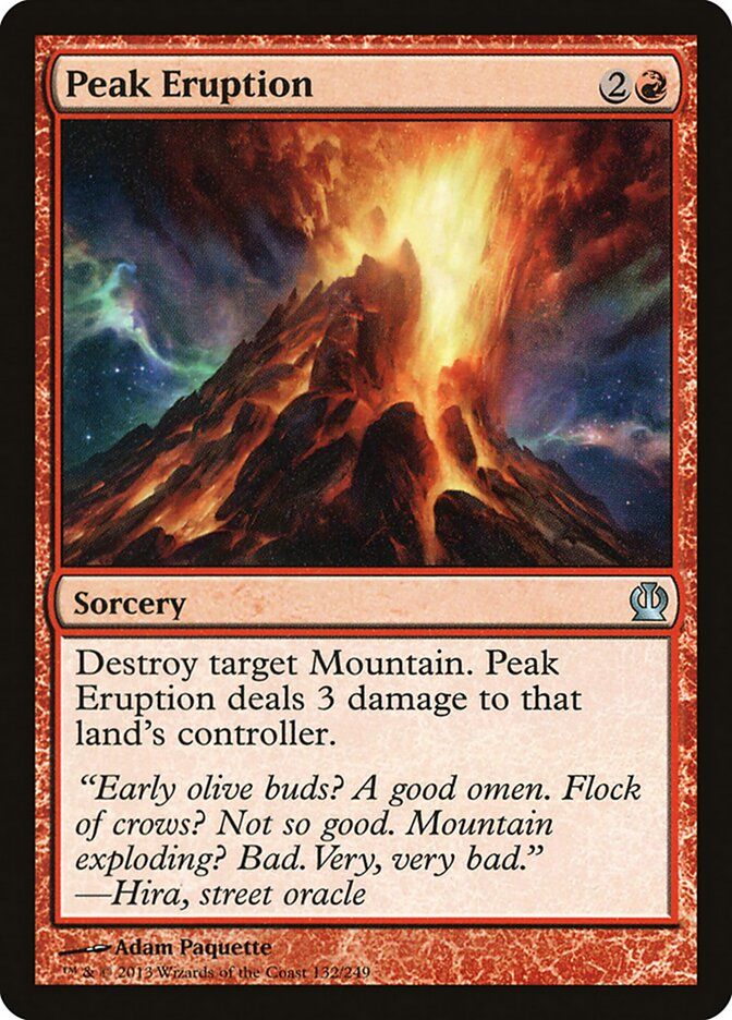 Peak Eruption Peak Eruption