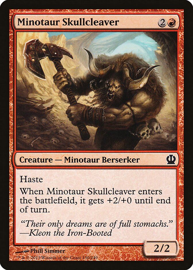 Minotaur Skullcleaver Minotaur Skullcleaver
