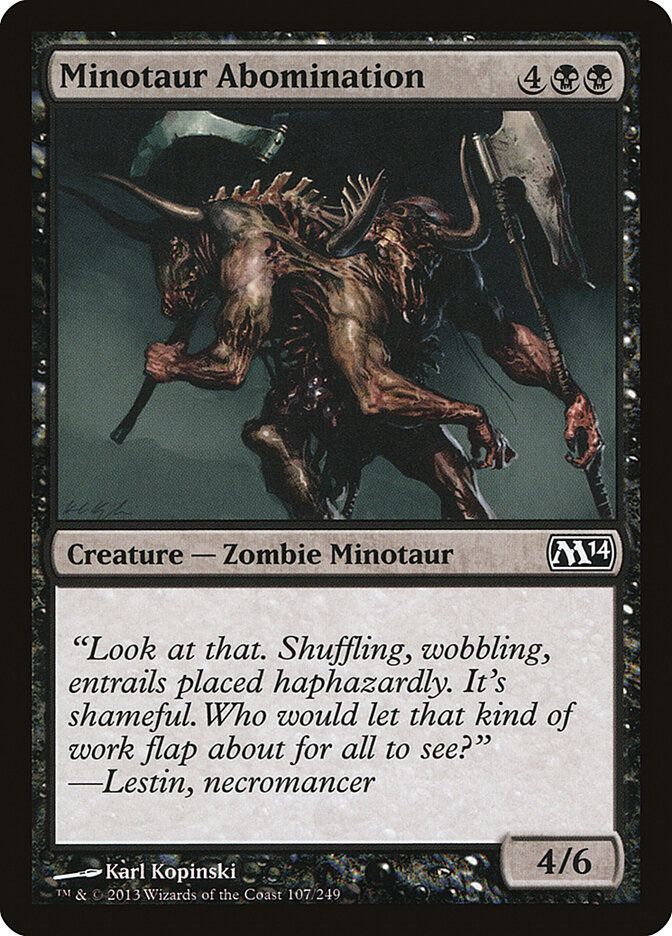 Minotaur Abomination Minotaur Abomination