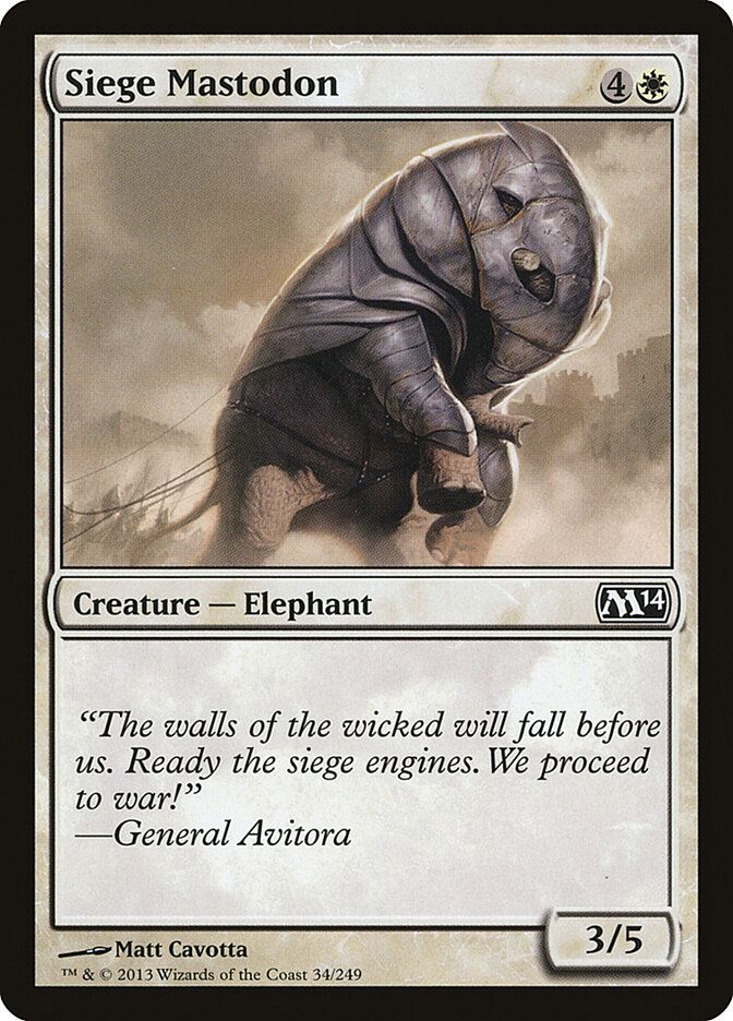 Siege Mastodon Siege Mastodon