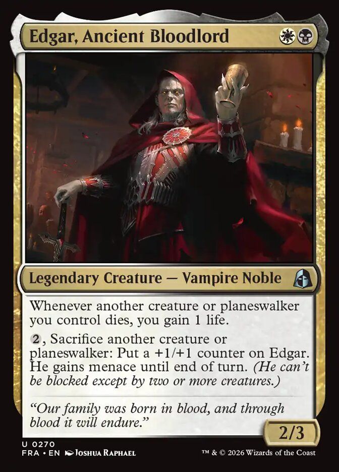 Edgar, Ancient Bloodlord Edgar, Ancient Bloodlord