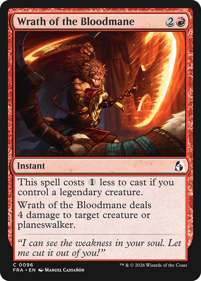 Wrath of the Bloodmane Wrath of the Bloodmane