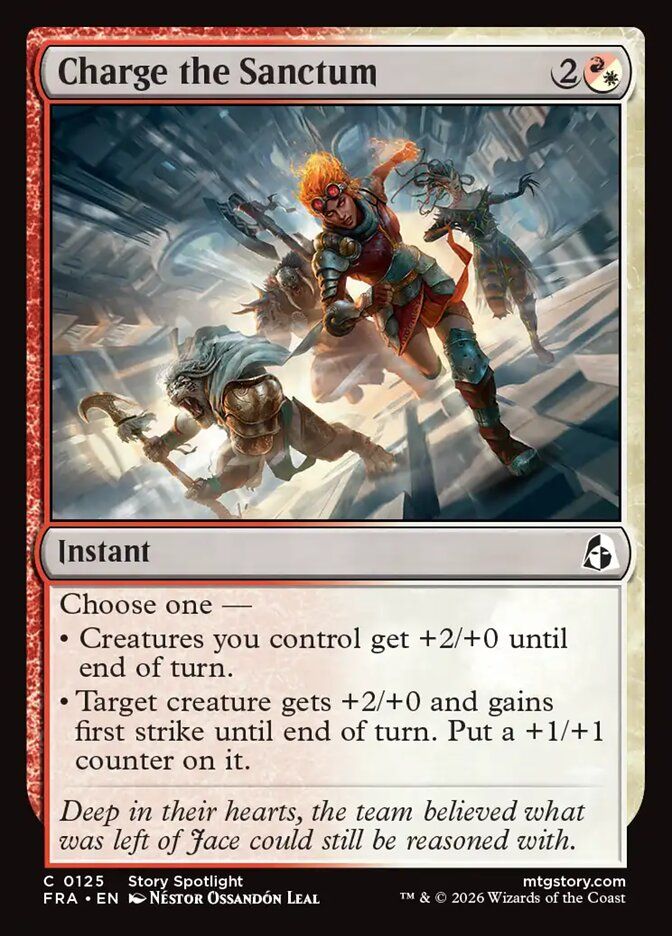 Charge the Sanctum Charge the Sanctum