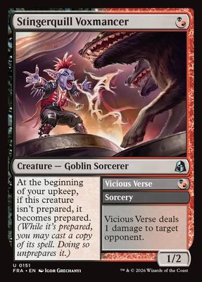 Stingerquill Voxmancer // Vicious Verse Stingerquill Voxmancer // Vicious Verse