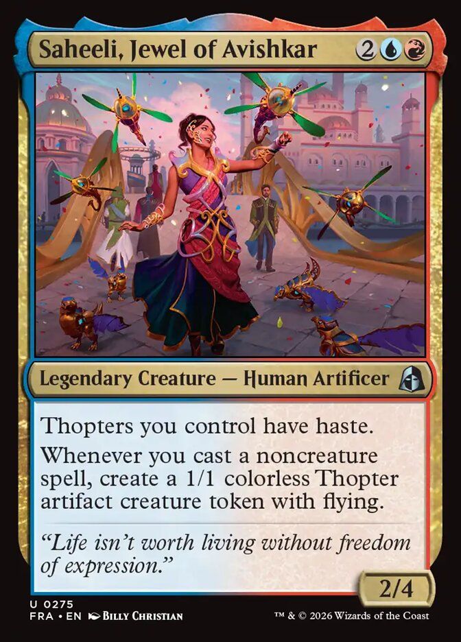 Saheeli, Jewel of Avishkar Saheeli, Jewel of Avishkar