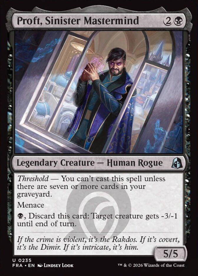 Proft, Sinister Mastermind Proft, Sinister Mastermind